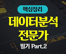핵심정리 - 데이터분석 전문가(ADP) 자격증 따기 - 필기 (2024) Part.2